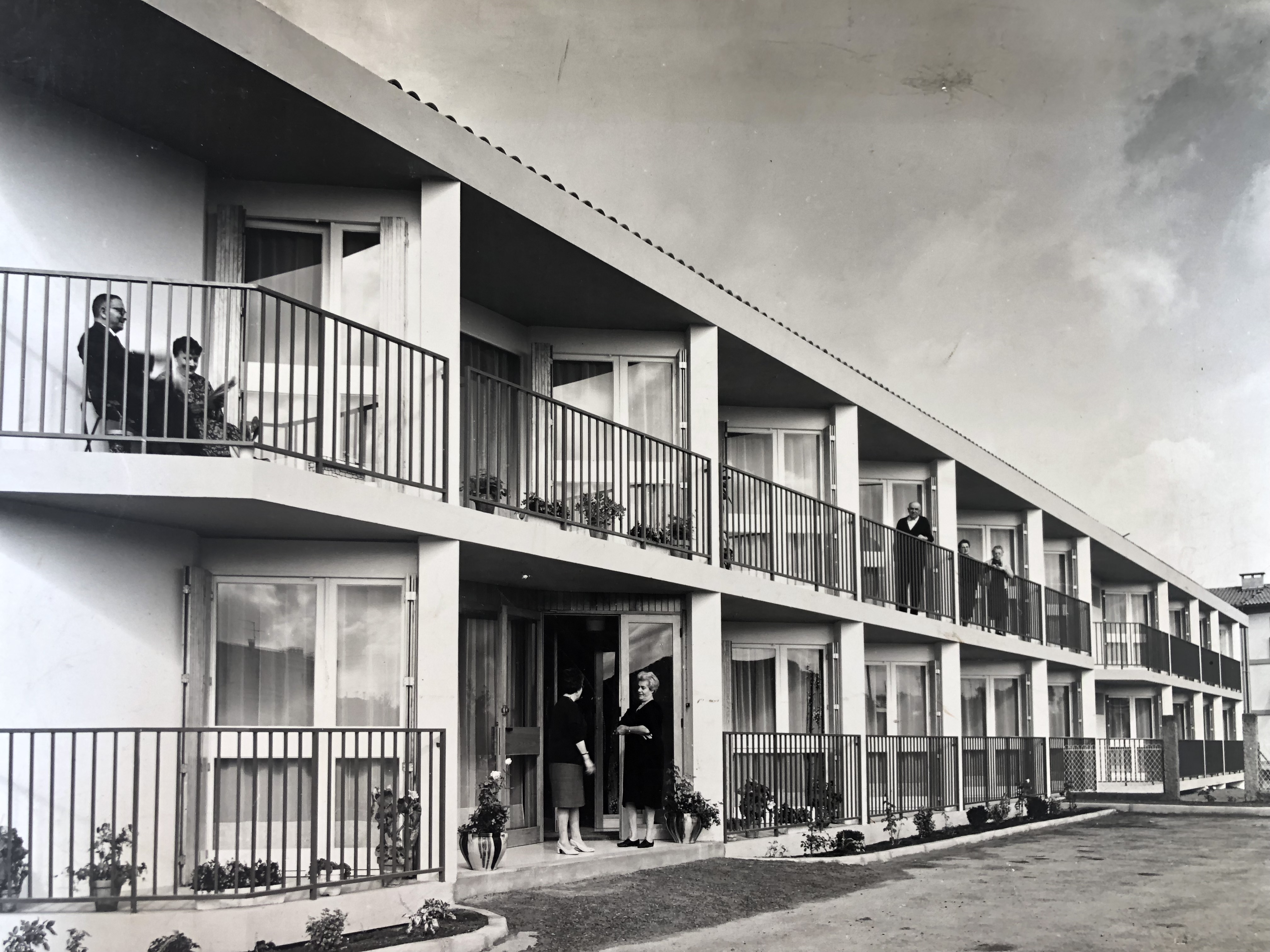 Résidence en 1967 de La Cité Jardins