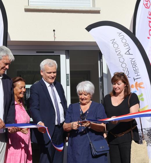 inauguration de la résidence inclusive Le Jardin d'Evariste à Béziers