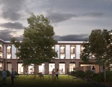 Vue Cite Internationale des chercheurs à Toulouse