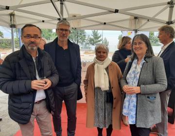 pose premiere résidence inclusive Galois à Béziers