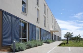 Vue extérieure de la résidence étudiante Skyline