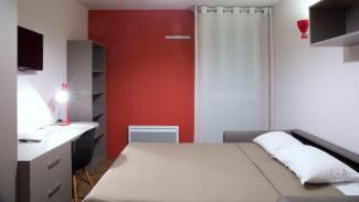 Vue chambre étudiante Skyline
